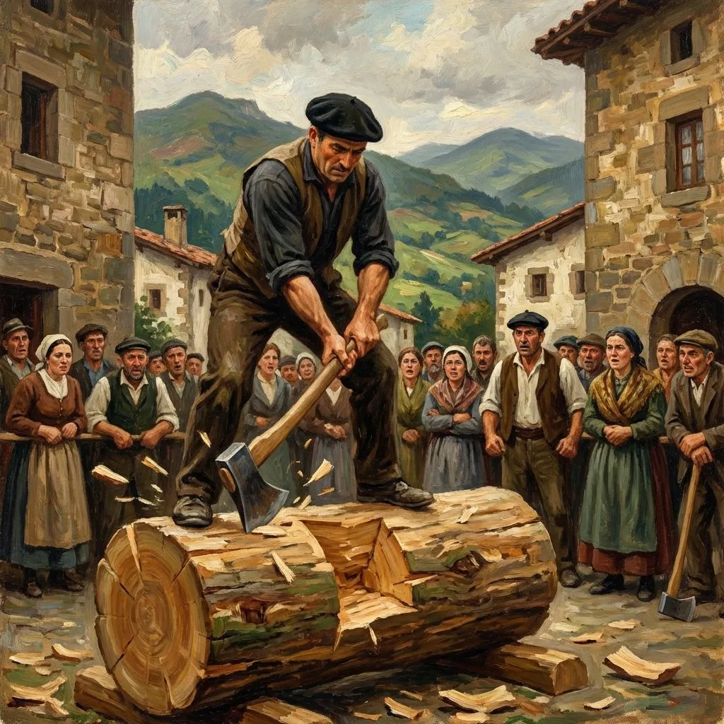 Aizkolaritza en competición