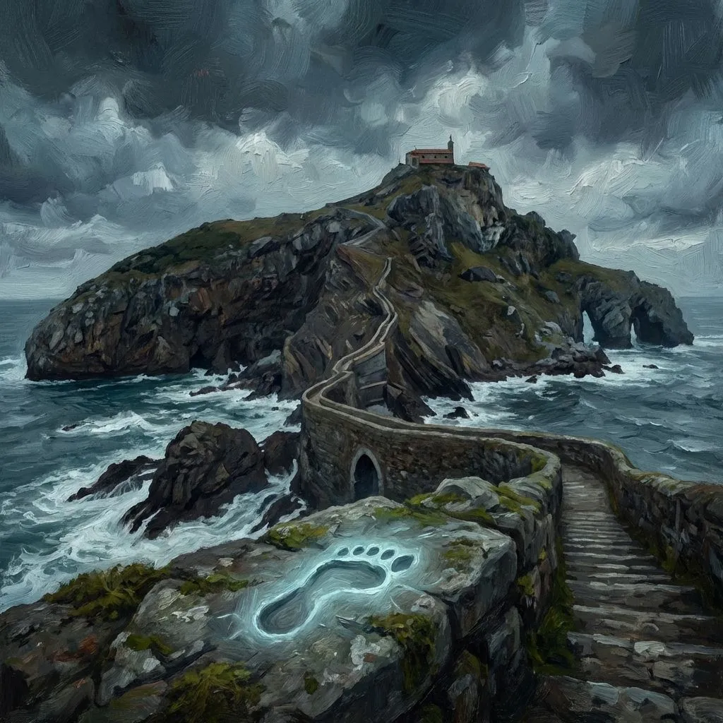 La huella de San Juan Bautista en Gaztelugatxe