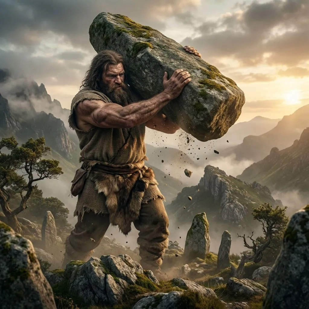 Jentilak, gigantes precristianos