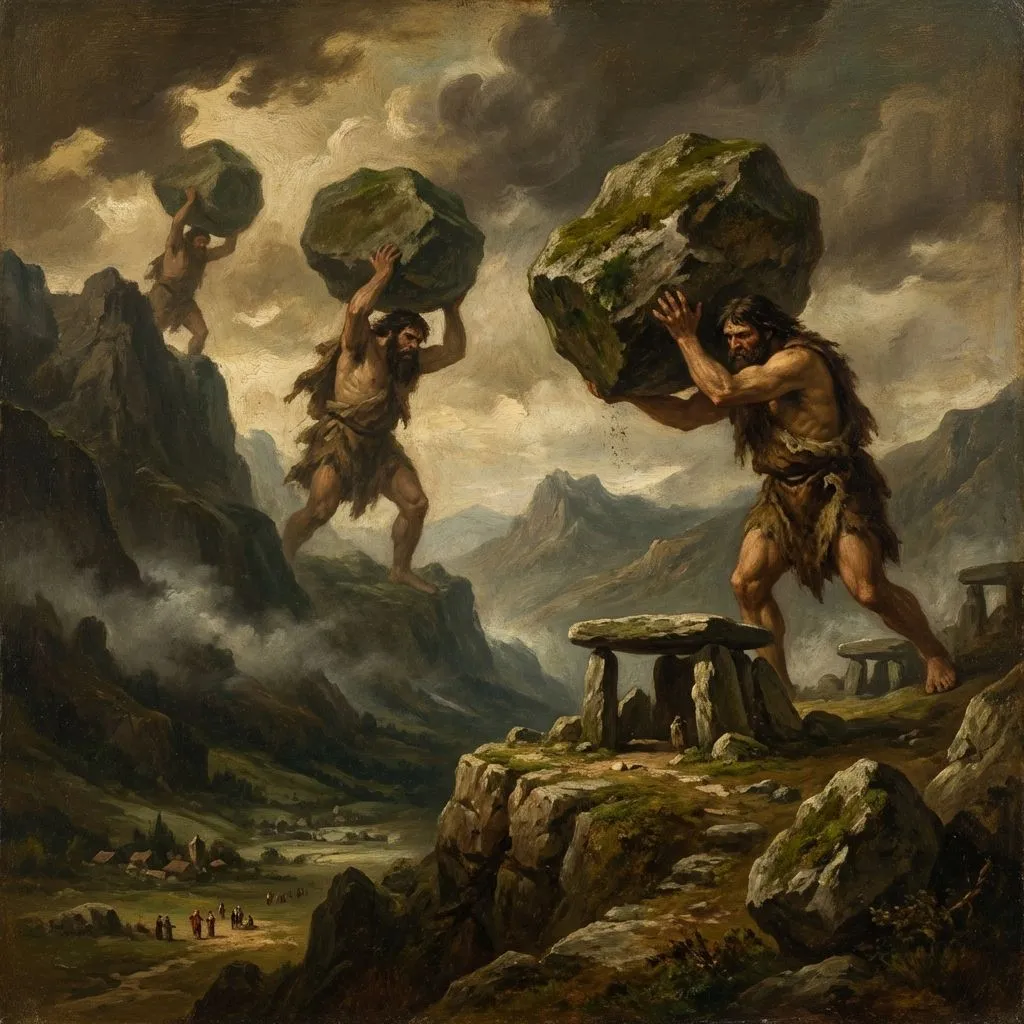 Los lanzadores de piedras