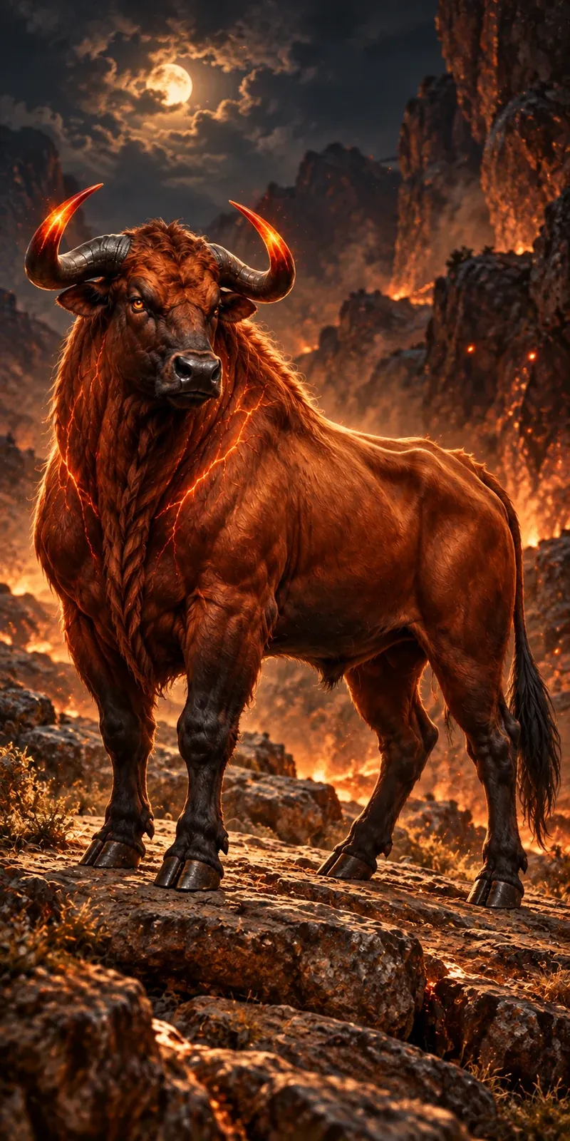 Zezengorri, the red bull