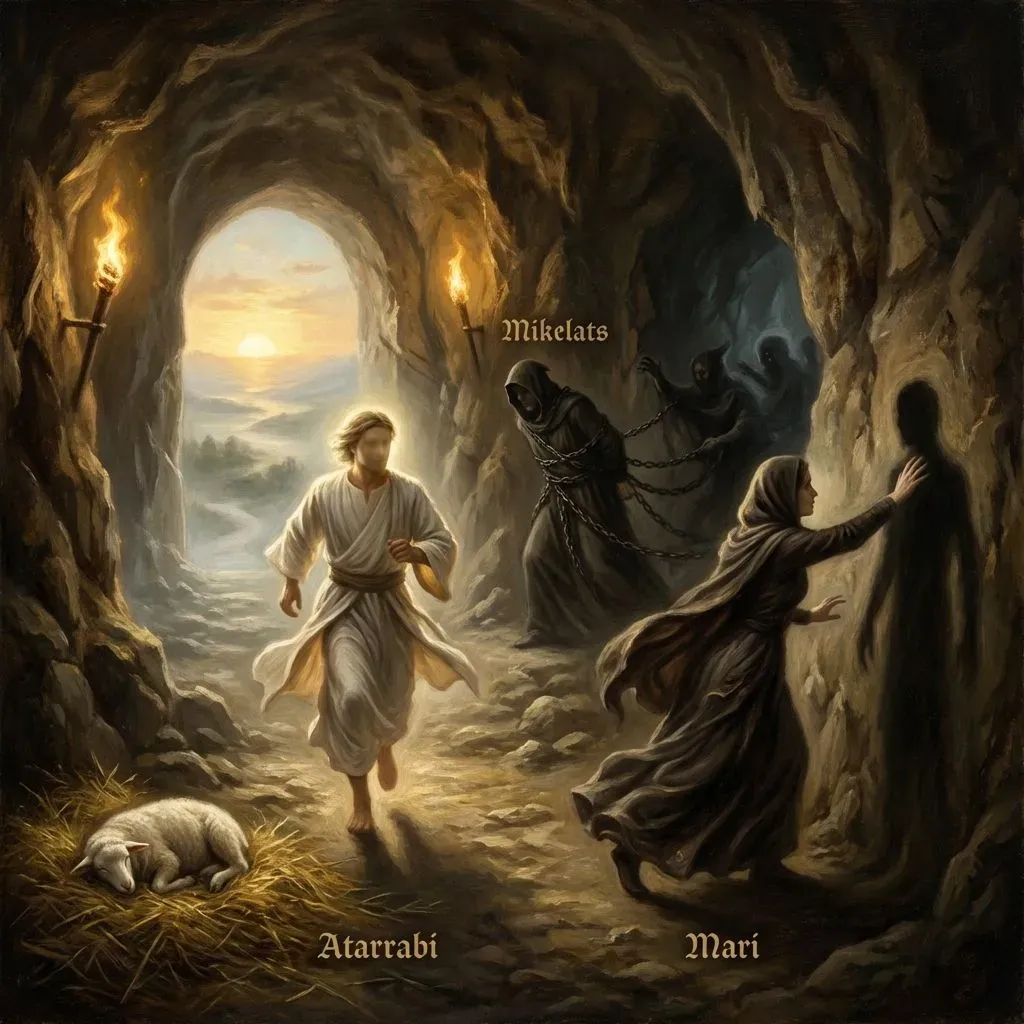 The escape from the cave