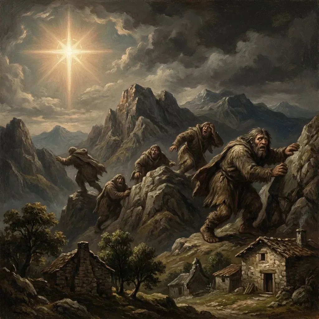 The flight of the Jentilak