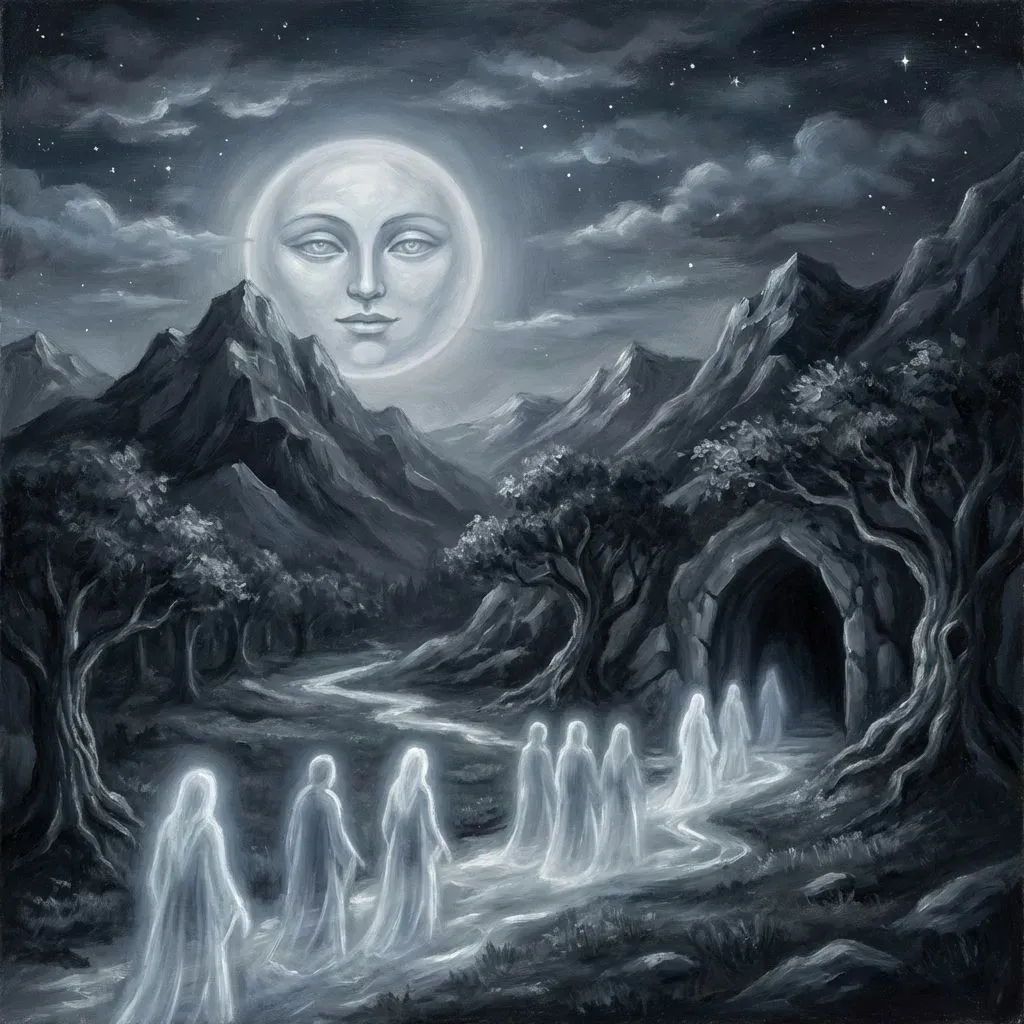 The light of the dead