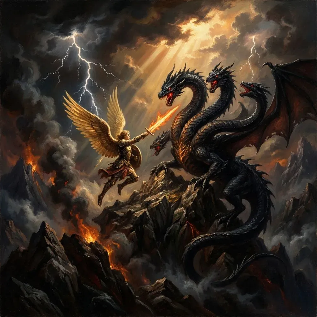 Saint Michael and the dragon