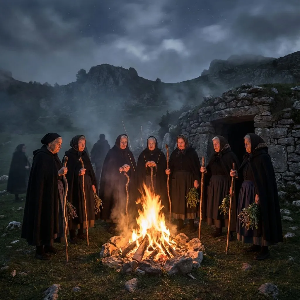 Sorginak, figuras folclóricas